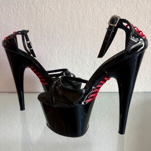 Pleaser Adore - 762 7” Platform Heels Sz 5
